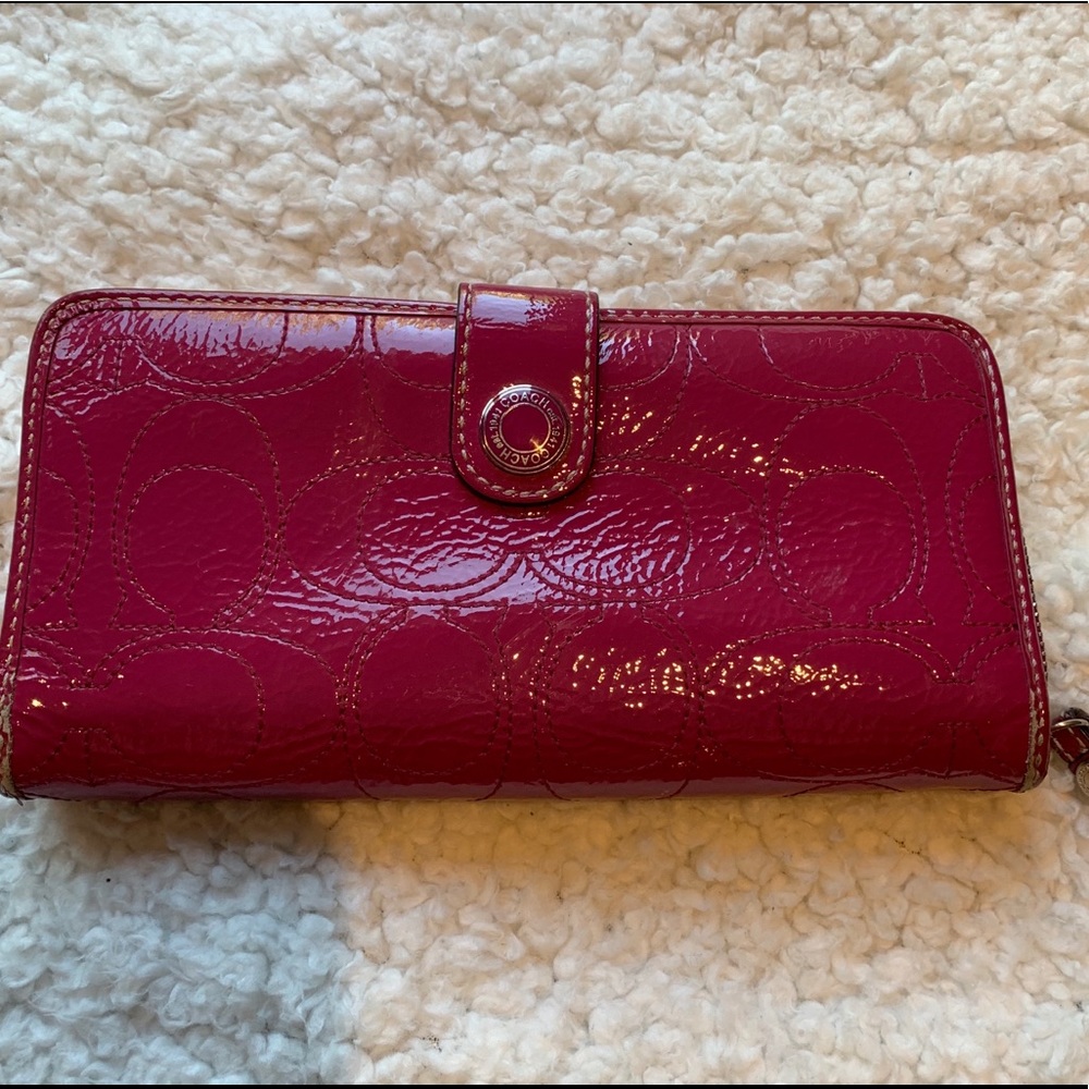 Pink Coach Wallet